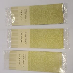 GINGER LIME scented bookmark, set‎ of 3 from Gold Canyon
